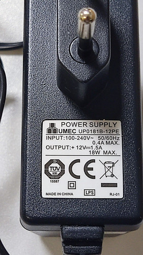 12v netzteil speedport - 12v, 1.5a